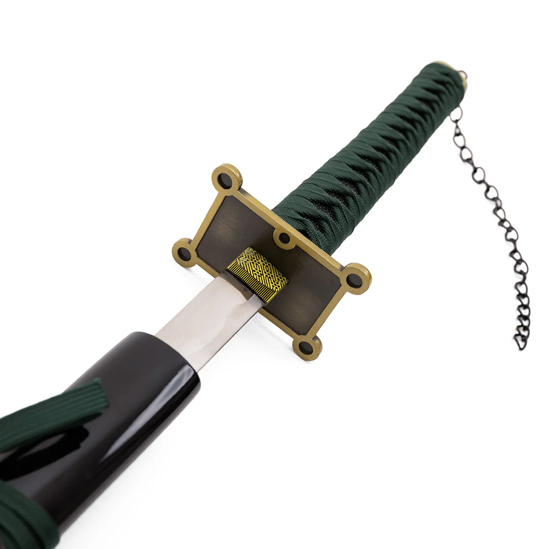 Shackled Emerald Anime Display Katana - Image 4