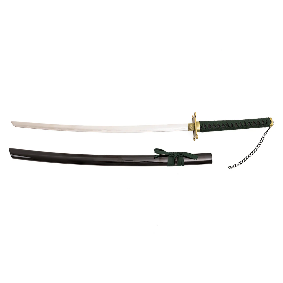 Shackled Emerald Anime Display Katana - Image 5