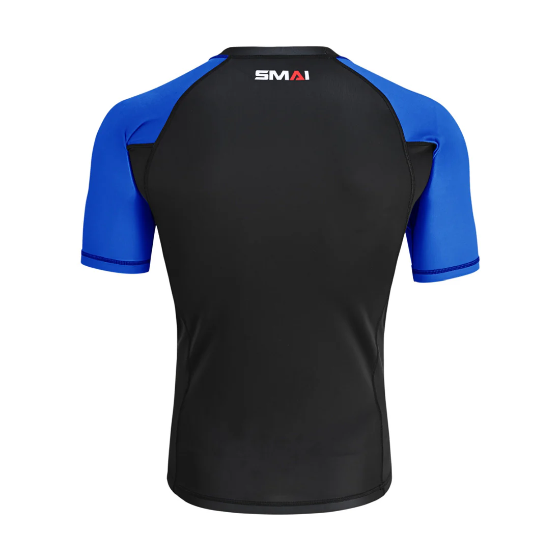 Short Sleeve BJJ Rash Guard - Blue - Image 3