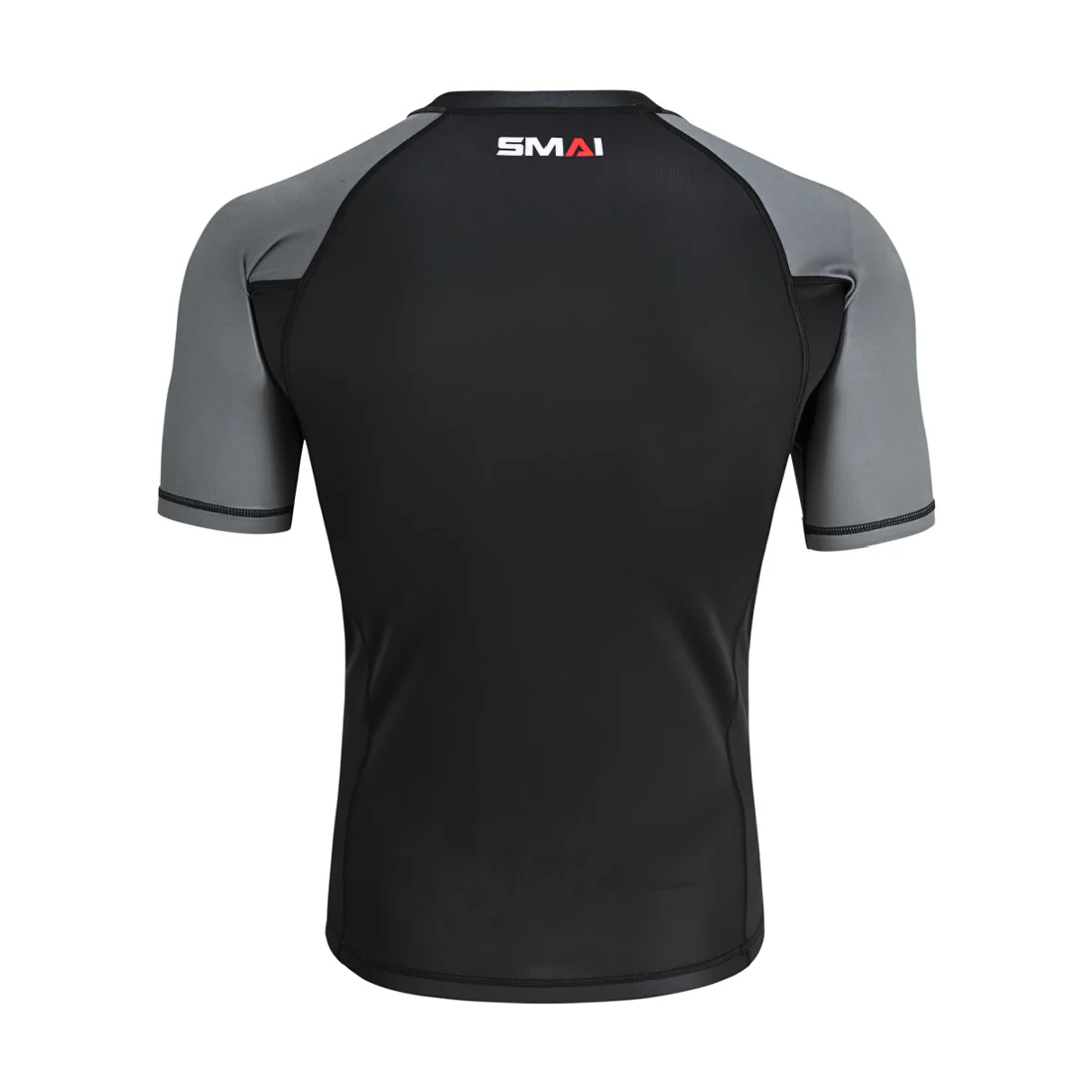 Short Sleeve BJJ Rash Guard - Grey - Image 3
