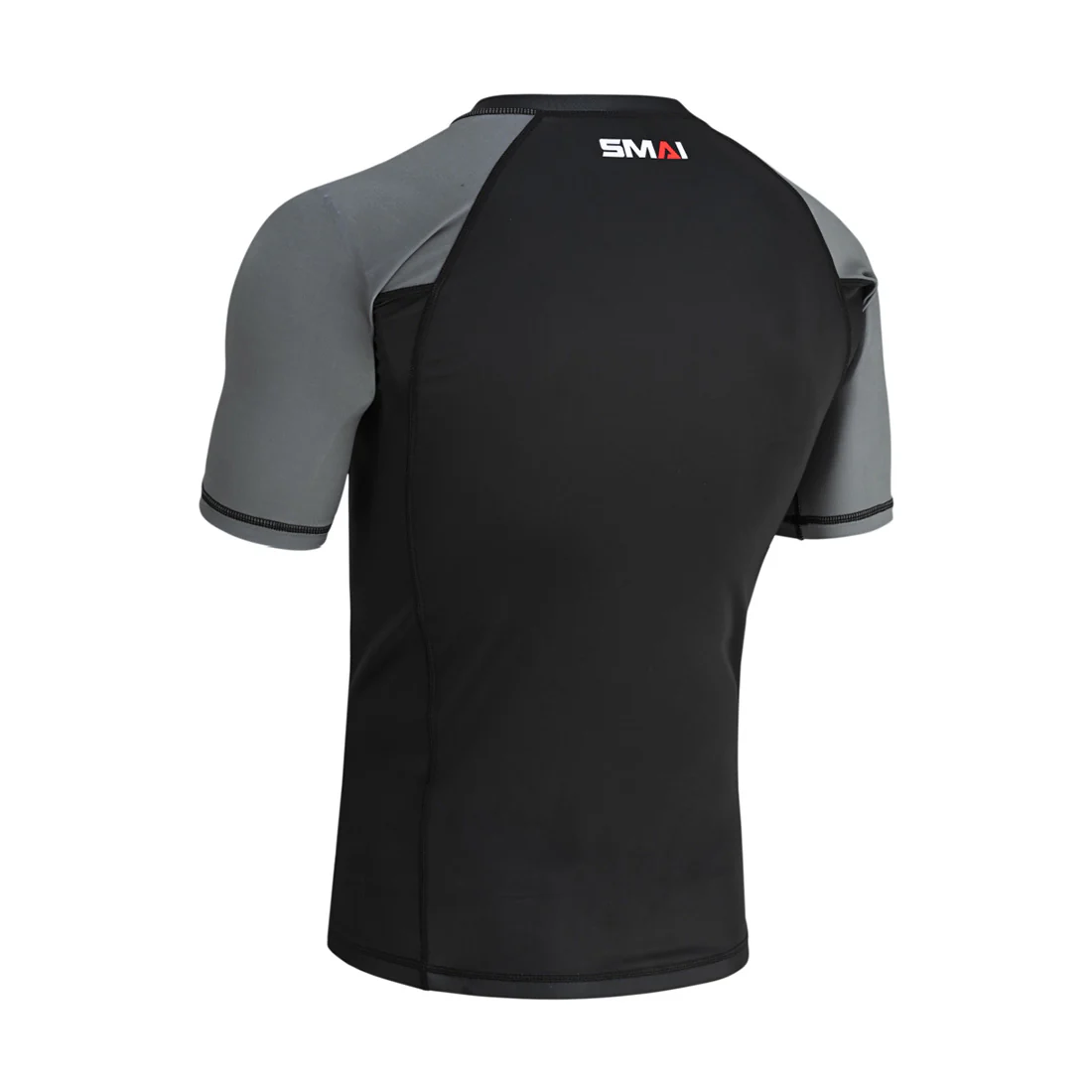 Short Sleeve BJJ Rash Guard - Grey - Image 4