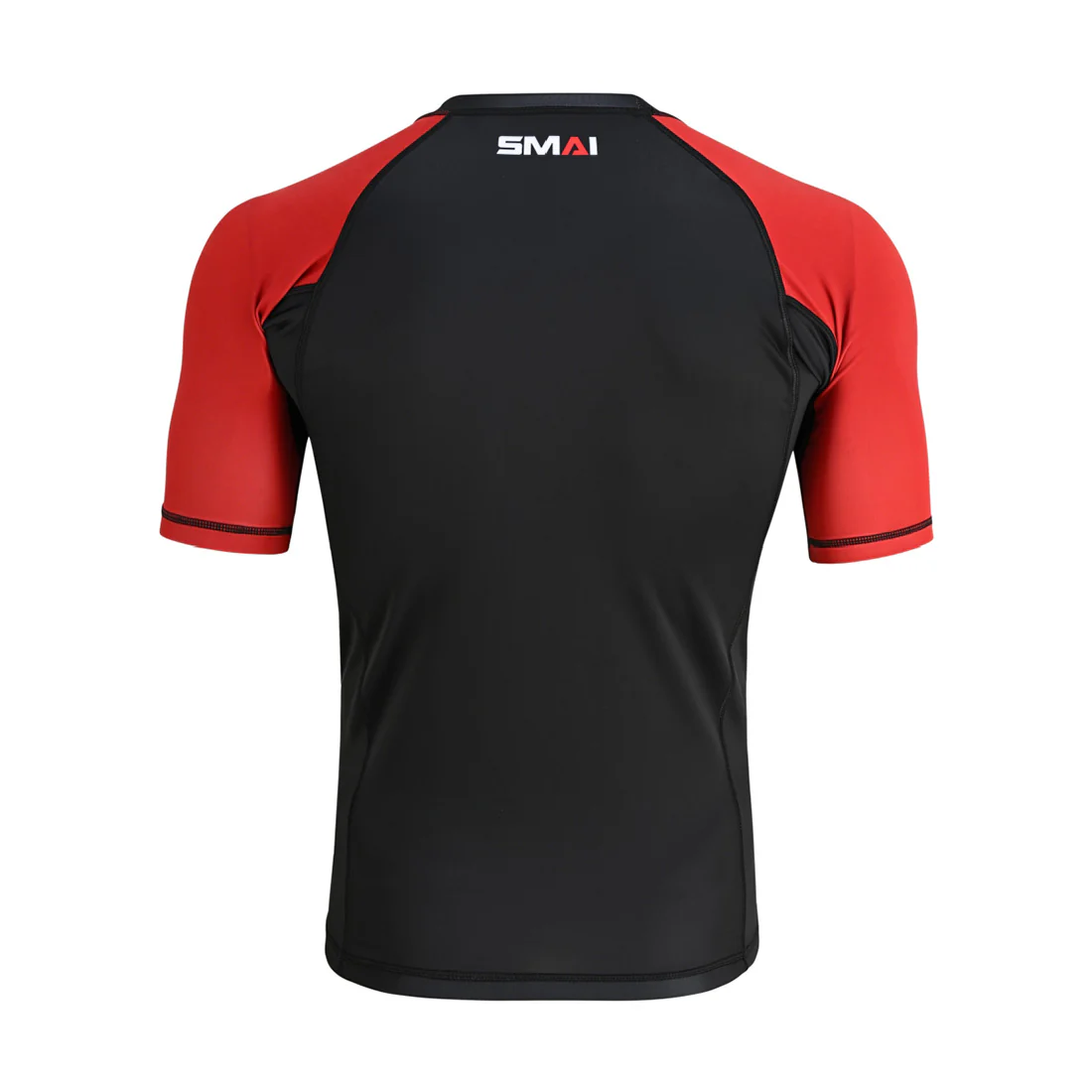 Short Sleeve BJJ Rash Guard - Red - Image 3