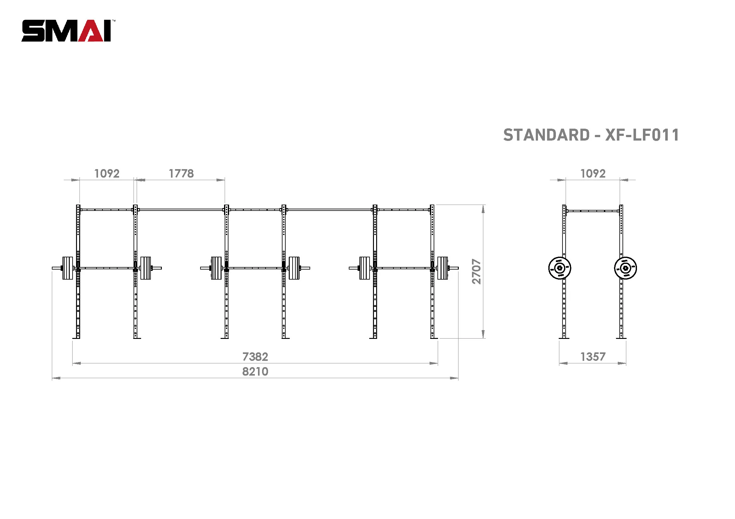 Rig - 6 Squat Cells - X-Frame - Image 5