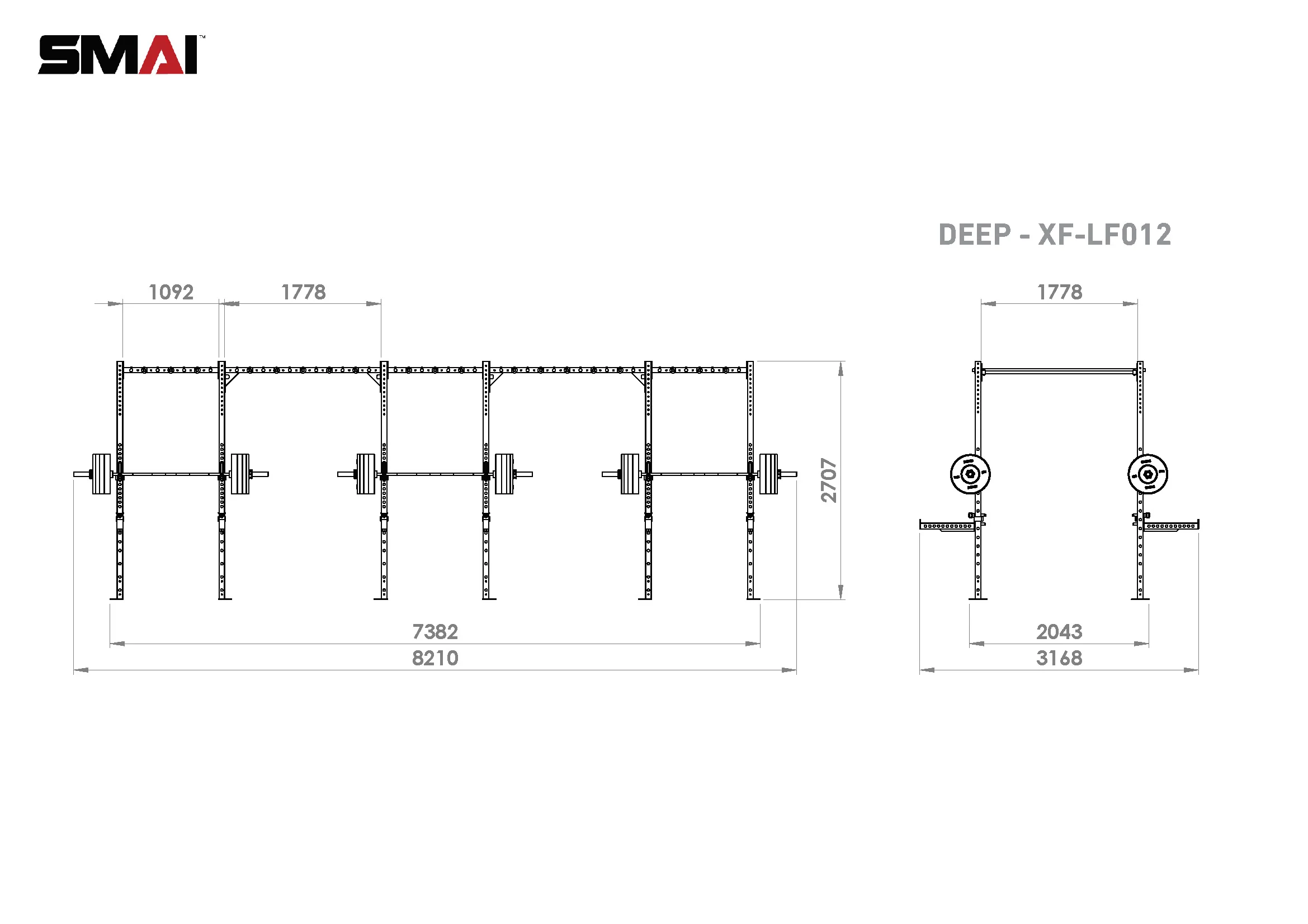 Rig - 6 Squat Cells with Monkey - X-Frame - Image 10