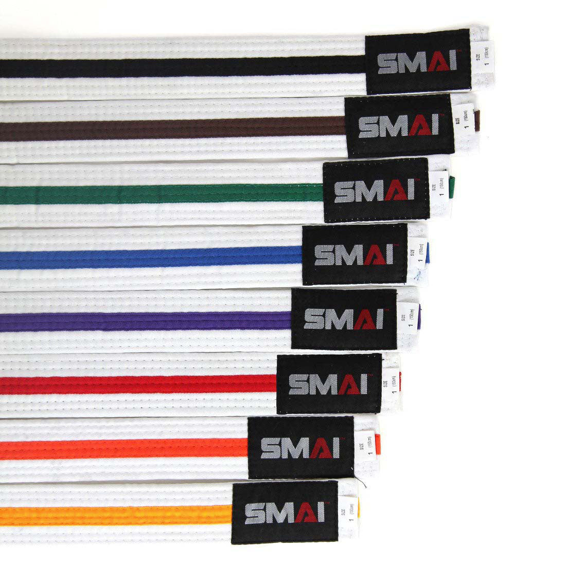 Martial Arts Belt - Coloured Stripe