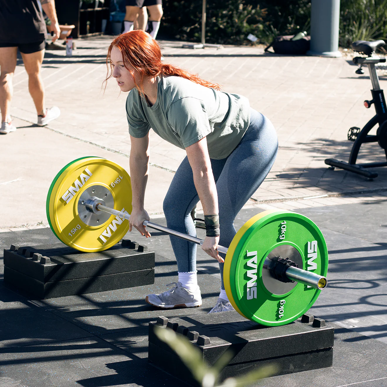 Competition Bumper Plate 10kg (PAIR) IWF Colour - Image 2