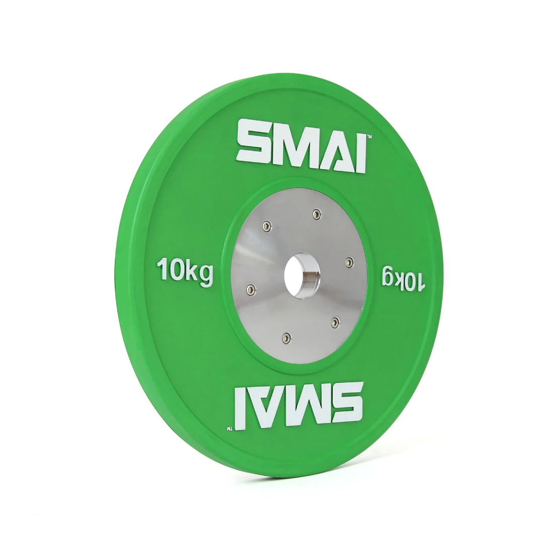 Competition Bumper Plate 10kg (PAIR) IWF Colour - Image 6