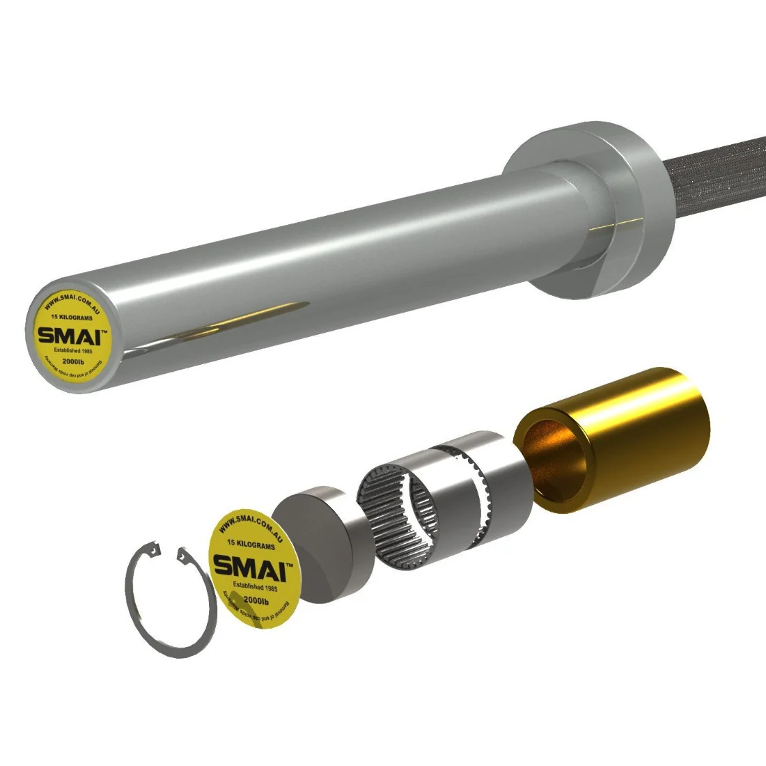 Barbell (Bearing) - 15kg - Image 8