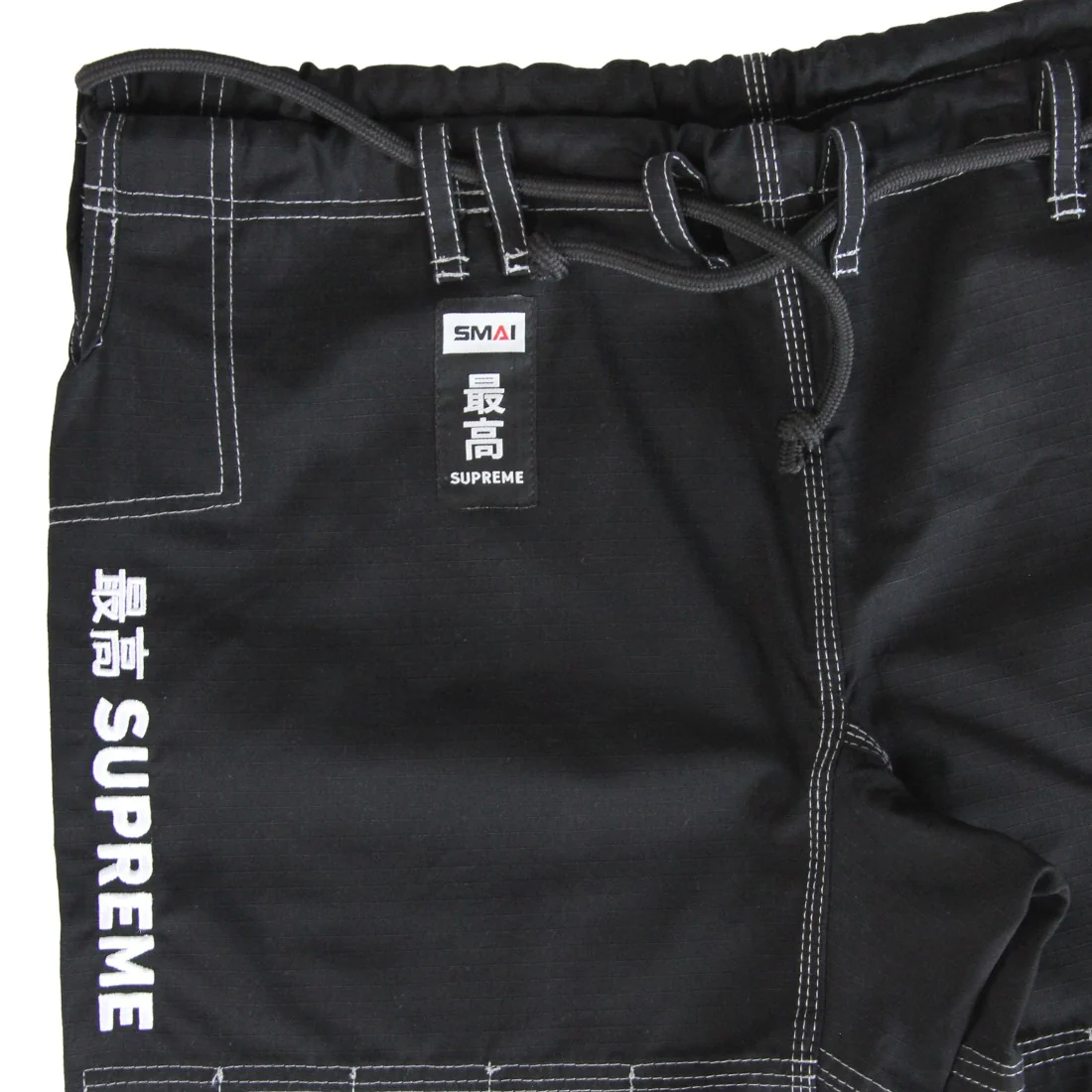 Supreme Brazilian Jiu Jitsu Uniform - Black - Image 7