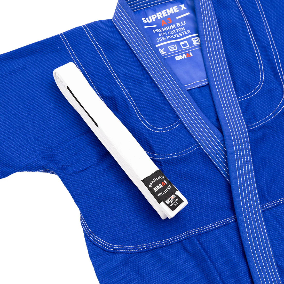 Supreme X Brazilian Jiu Jitsu Uniform - Blue - Image 6