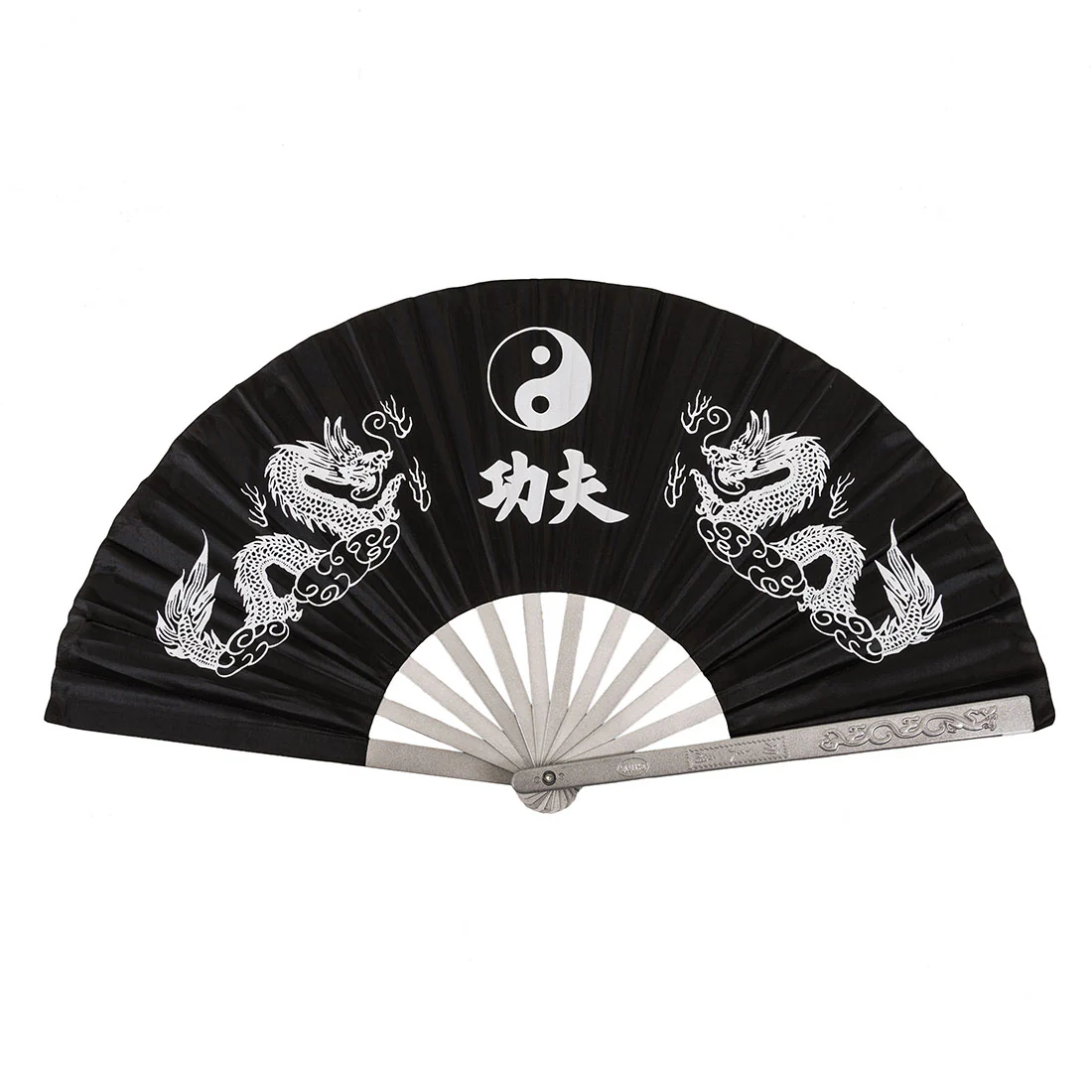 Tai Chi Fan - Matte Aluminium