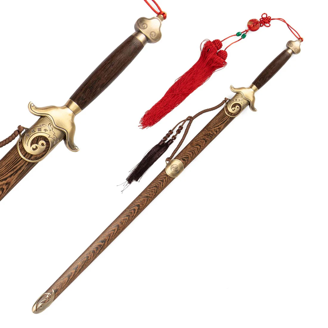 Tai Chi Sword Brass Fitting Ying Yang