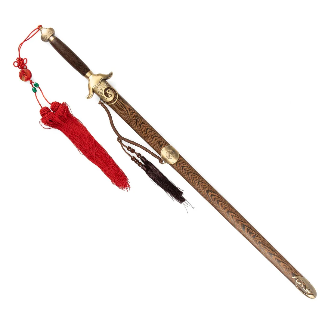Tai Chi Sword Brass Fitting Ying Yang - Image 2