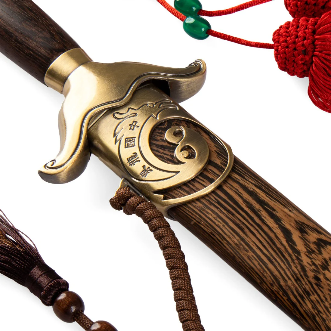 Tai Chi Sword Brass Fitting Ying Yang - Image 6