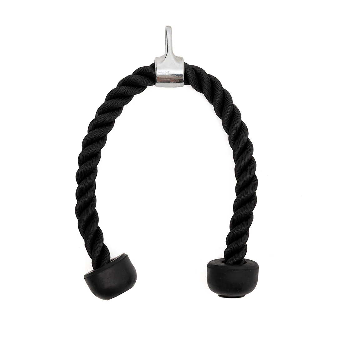 Tricep Rope Cable Attachment with Chrome Hook