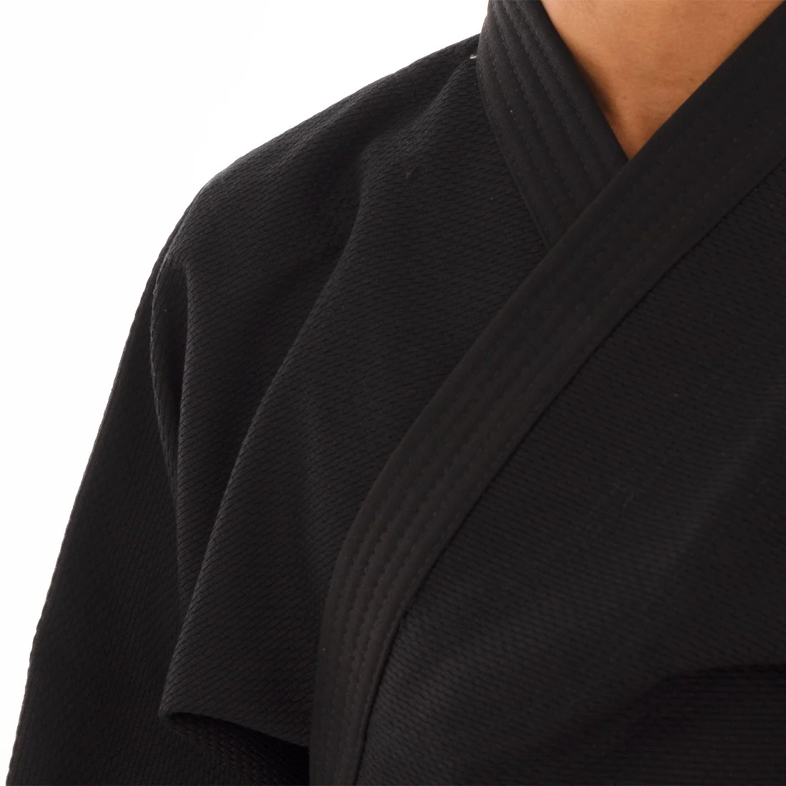 Judo Uniform - Single Weave Gi (Black) - Image 5