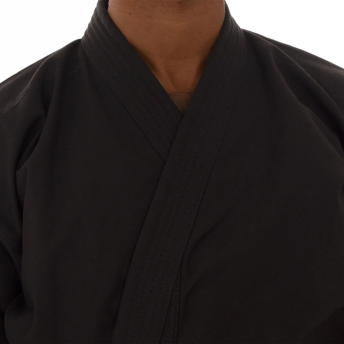 Karate Uniform - 12oz Canvas Gi (Black) - Image 9