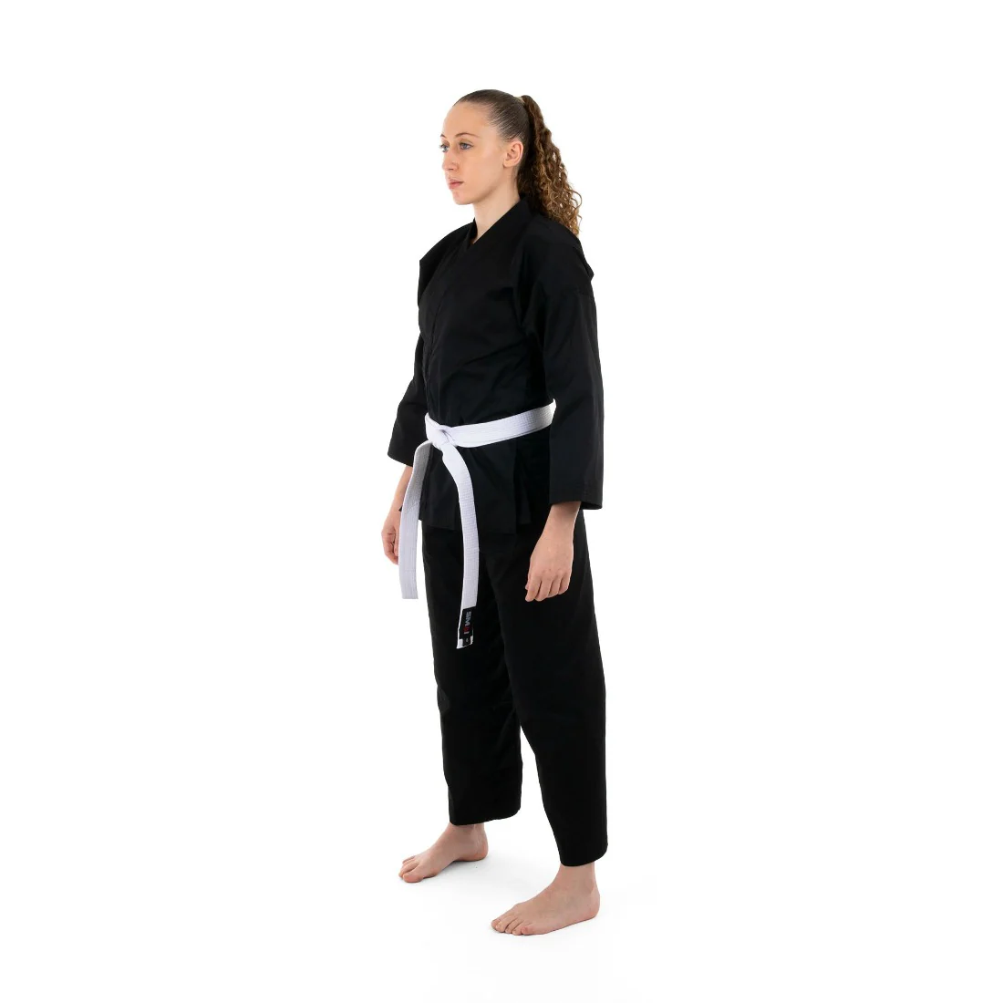 Karate Uniform - 8oz Student Gi (Black) - Image 16