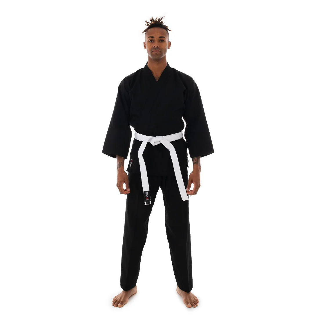 Karate Uniform - 8oz Student Gi (Black) - Image 17