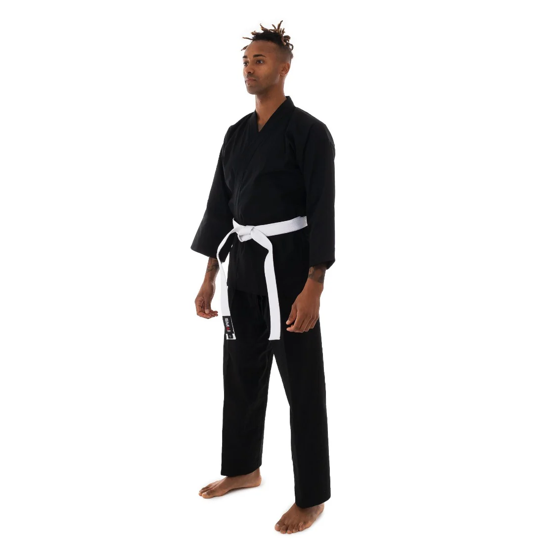 Karate Uniform - 8oz Student Gi (Black) - Image 5