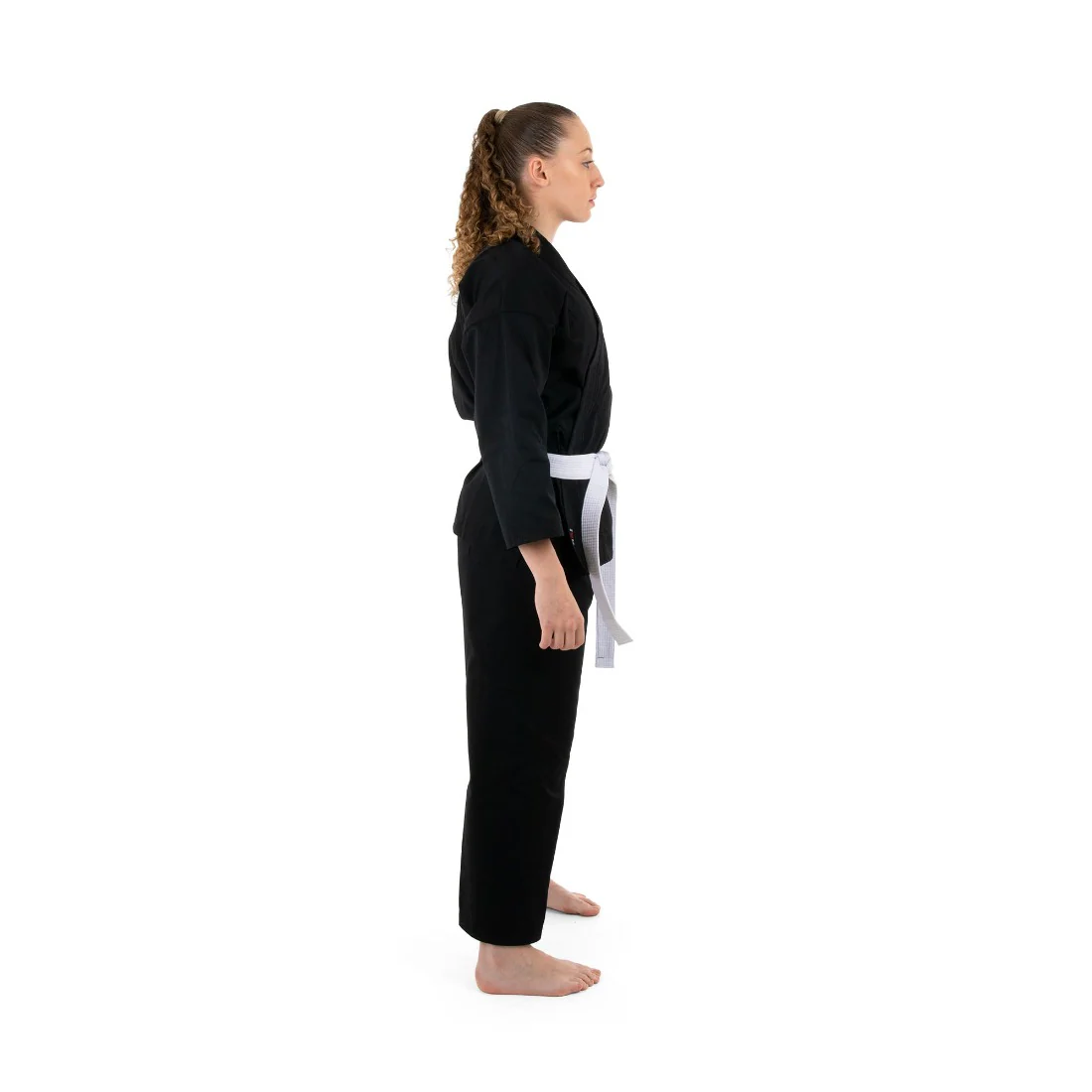 Karate Uniform - 8oz Student Gi (Black) - Image 6