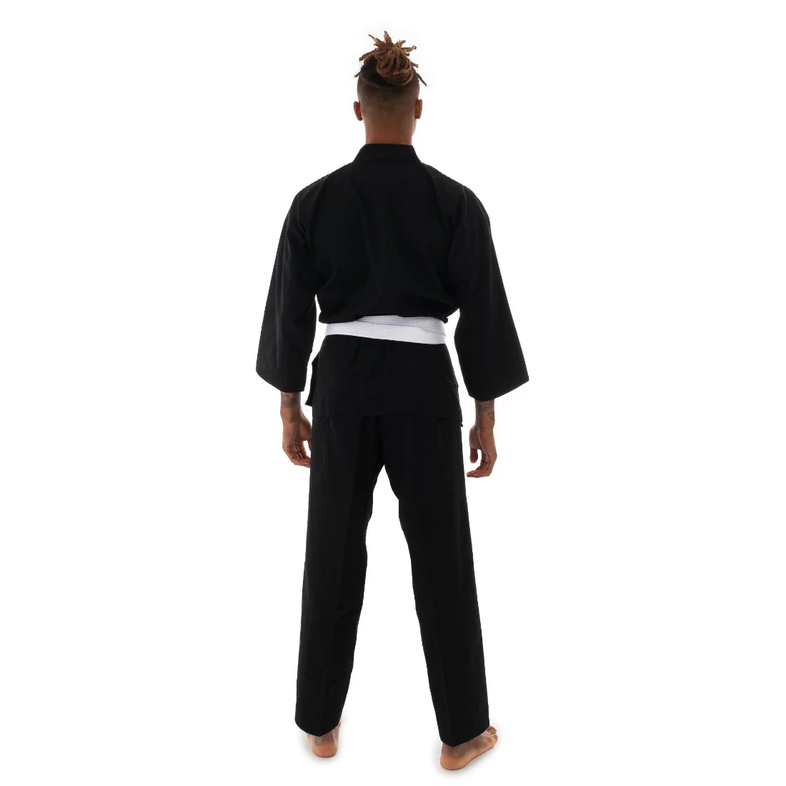 Karate Uniform - 8oz Student Gi (Black) - Image 7