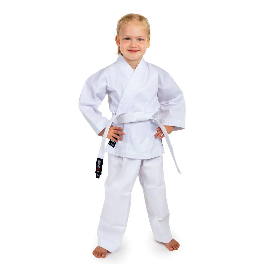 Classic Karate Uniform - 8oz Student Gi (White) - Image 3