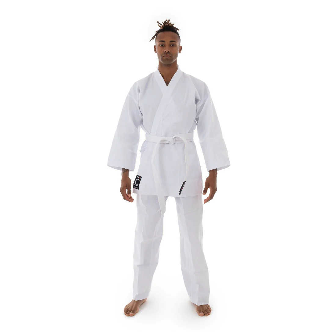 Classic Karate Uniform - 8oz Student Gi (White) - Image 5