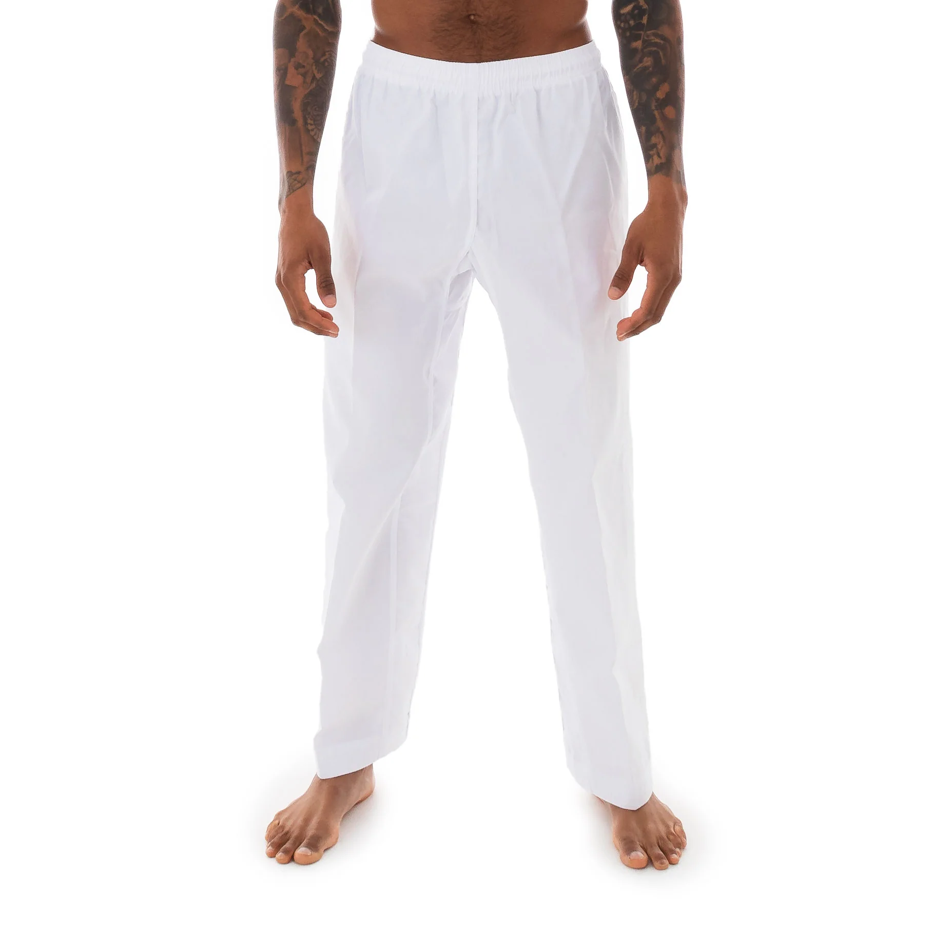 Taekwondo Uniform Classic - 8oz Ribbed Student Dobok (Black V-Neck) - Image 5