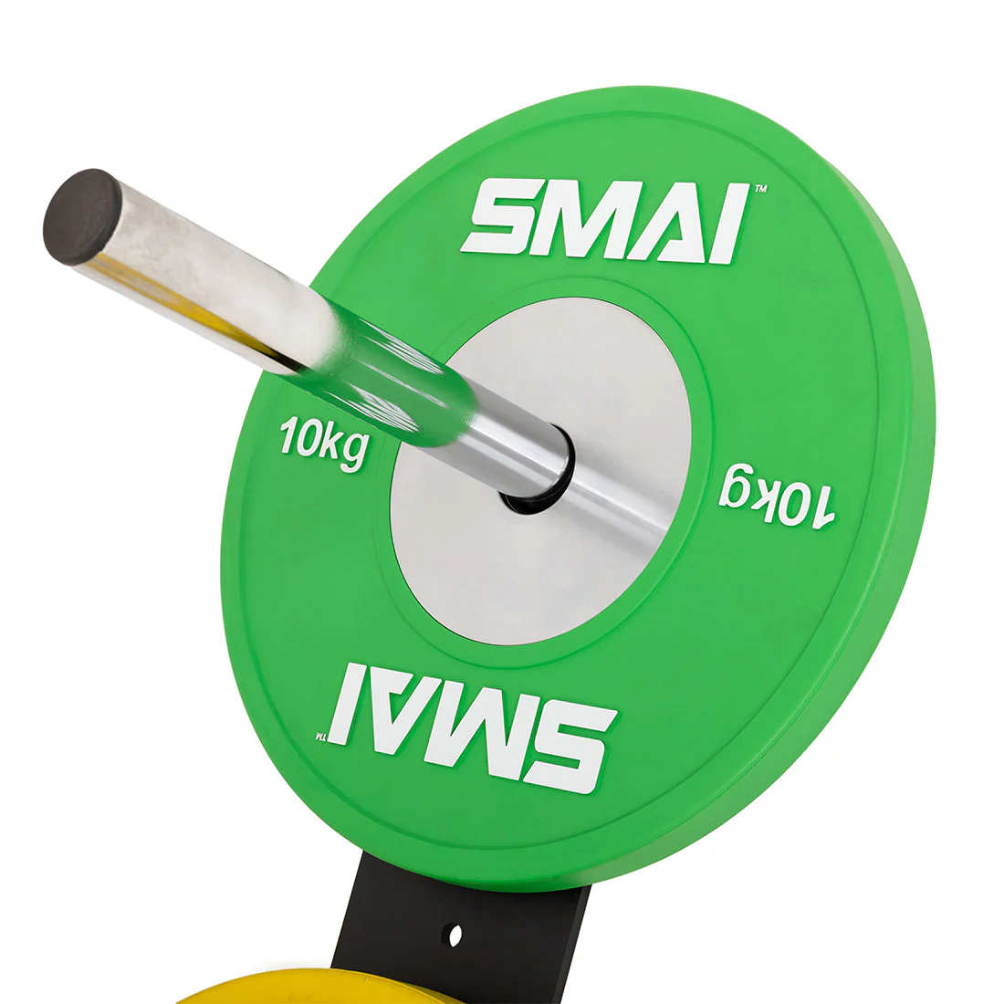 Wall mounted Bumper Plate Storage with Chrome Pegs - Image 5