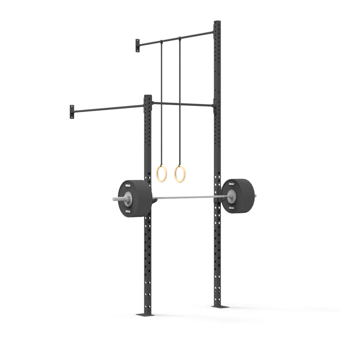 Wall Mounted Rig - 1 Squat Cell with Bridge - X-Frame - Image 7
