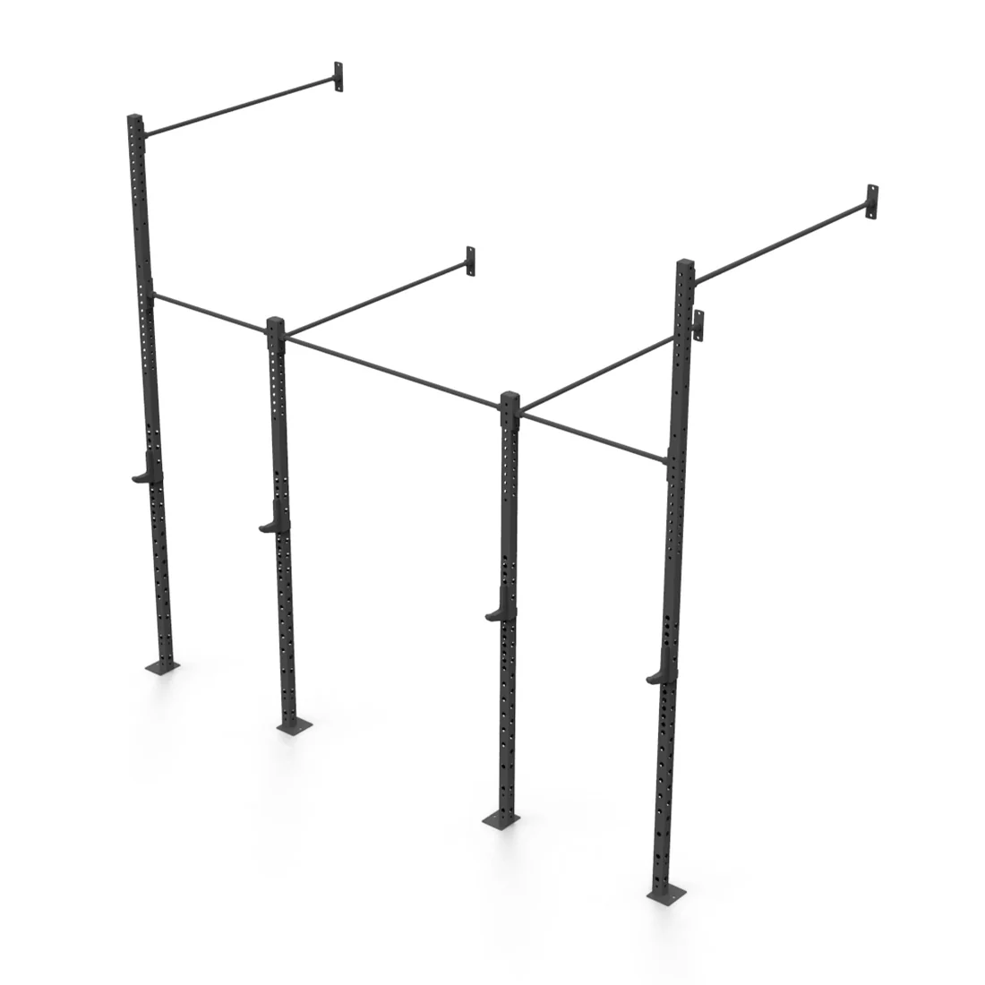 Wall Mounted Rig - 2 Squat Cell with Bridge - X-Frame - Image 10