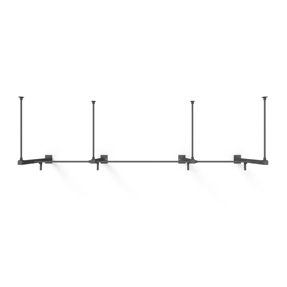 Wall Mounted Rig - 2 Squat Cell with Bridge - X-Frame - Image 5