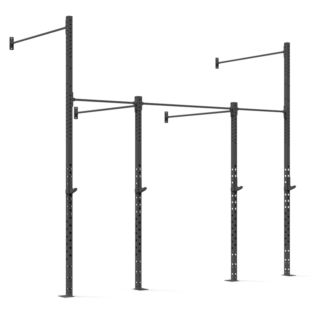 Wall Mounted Rig - 2 Squat Cell with Bridge - X-Frame - Image 9
