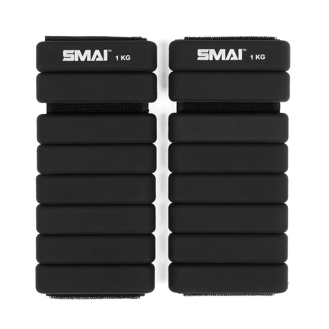 Weighted Ankle / Wrist Bracelets 1KG (Pair) - Black