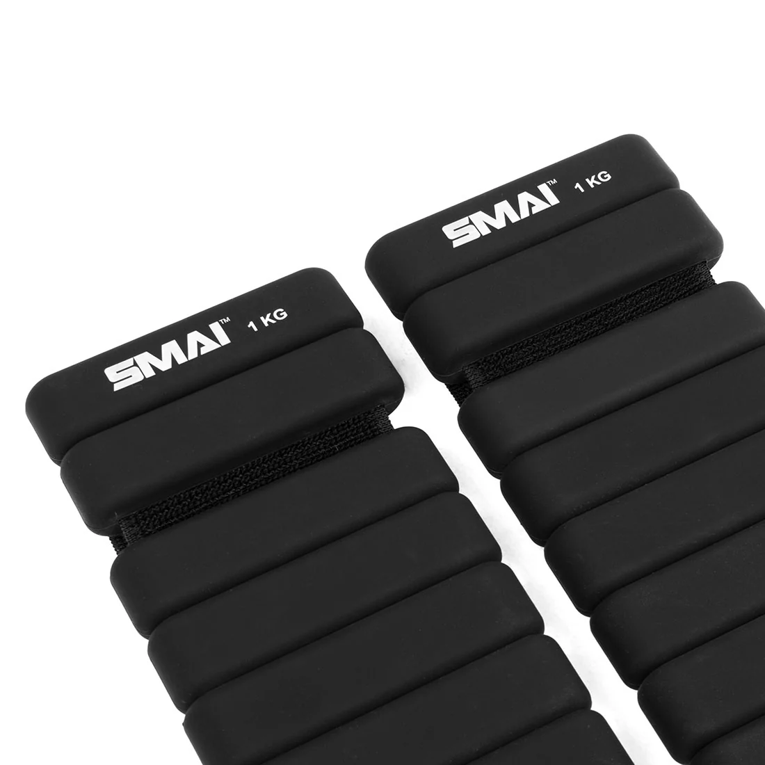 Weighted Ankle / Wrist Bracelets 1KG (Pair) - Black - Image 4