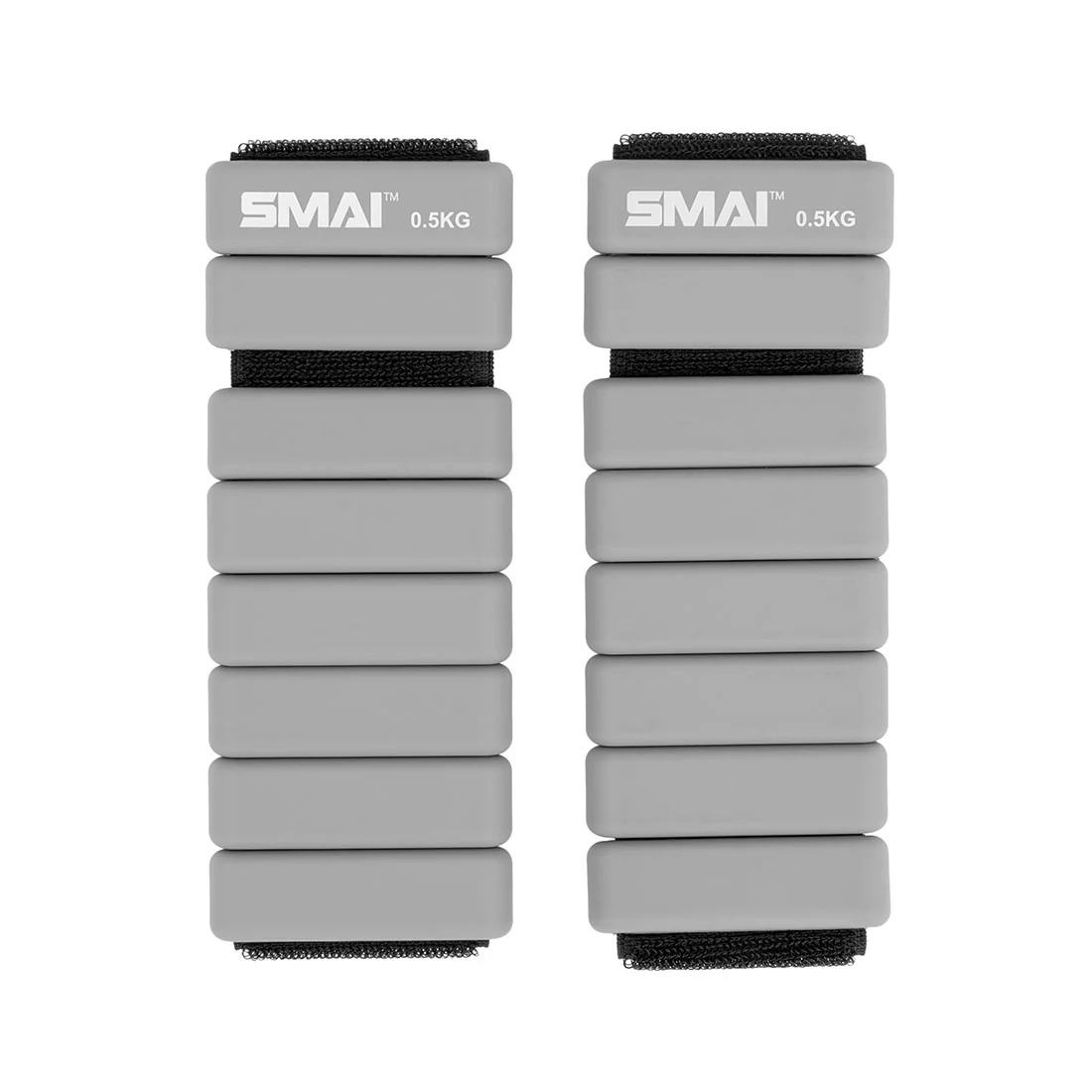 Weighted Ankle / Wrist Bracelets 0.5KG (Pair) - Grey