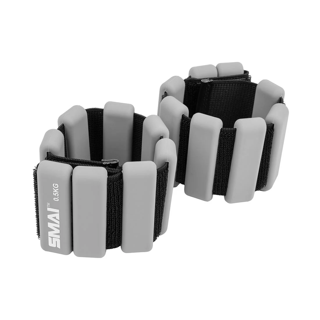 Weighted Ankle / Wrist Bracelets 0.5KG (Pair) - Grey - Image 4